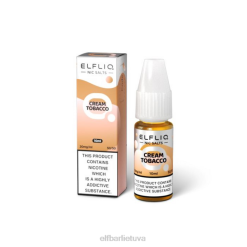 elfbar elfliq kreminės tabako druskos -10ml-20mg/ml 24L2212