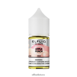ELFBAR ELFLIQ Nic druskos 30ml „Apple Peach“ BV2H2D7 Elf Bar Vape Flavors