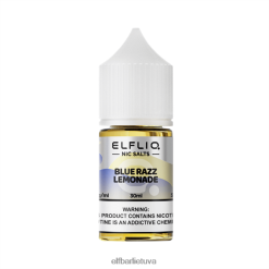 ELFBAR ELFLIQ Nic druskos 30ml „Blue Razz“ limonadas BV2H2D10 Elf Bar Vape
