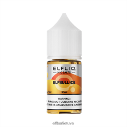 ELFBAR ELFLIQ Nic druskos 30ml „Elfbull“ ledas BV2H2D18 Elfbar Kaina