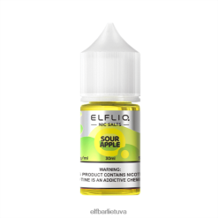 ELFBAR ELFLIQ Nic druskos 30ml rūgštus obuolys BV2H2D28 Elf Bar Vape Flavors