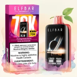 Elf Bar MoonNight 70K Vienkartinis garintuvas Granatų 20ml