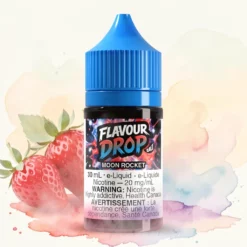 Flavour Drop Salt Nic E-Liquid – Mėnulio Raketa 30ml ledinis