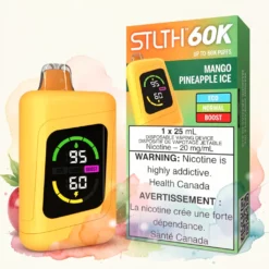 STLTH 60K Vienkartinis Garintuvas – Mango Ananasų Ledas