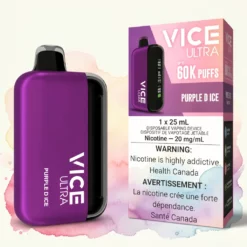 Vice Ultra Purple D Ice vienkartinis garintuvas