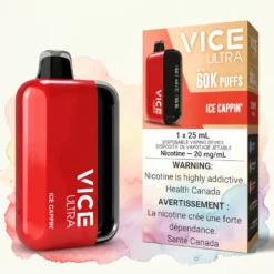 Vice Ultra vienkartinė elektroninė cigaretė – Ice Cappin'